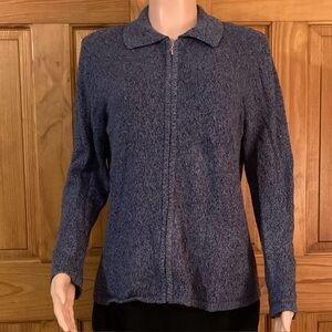 NWOT Vintage Designers Originals Studio Full Zip Sweater Size M